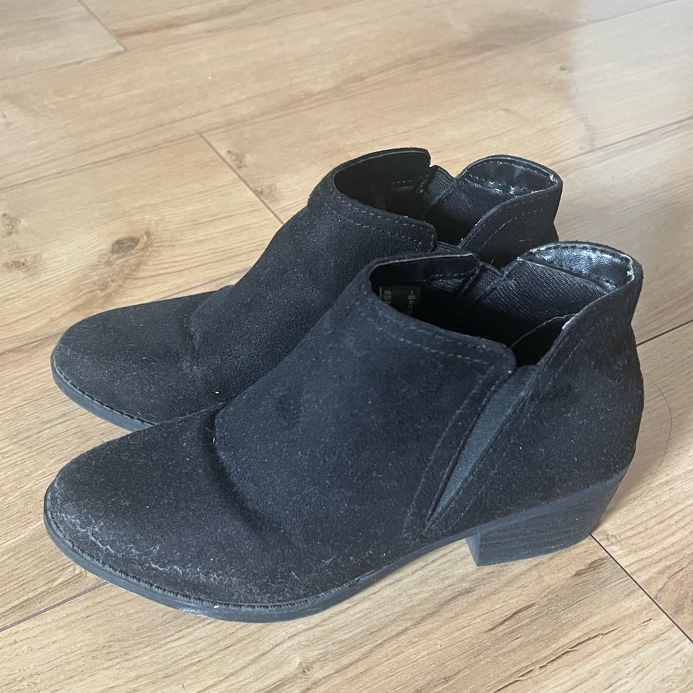 Black Suede Ankle Boots